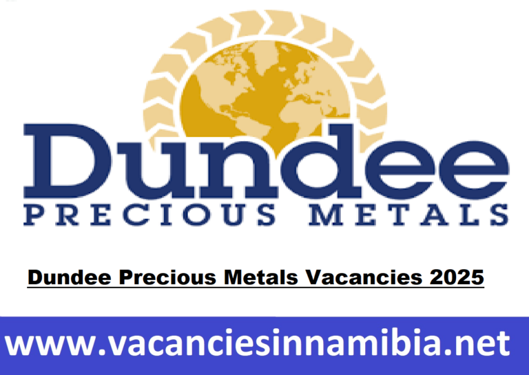 Dundee Precious Metals Vacancies 2025