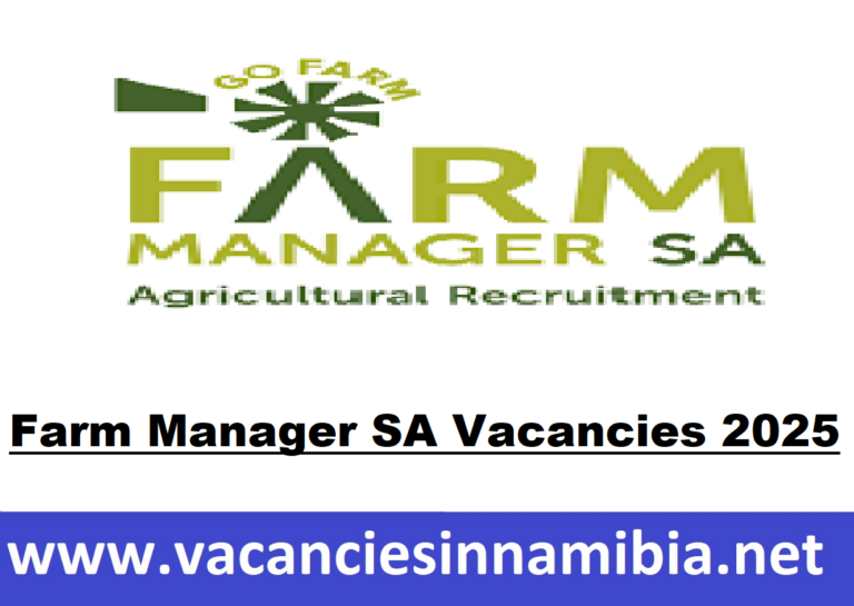 Farm Manager SA Vacancies