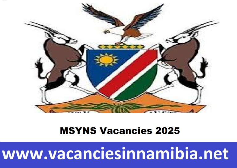 MSYNS Vacancies 2025