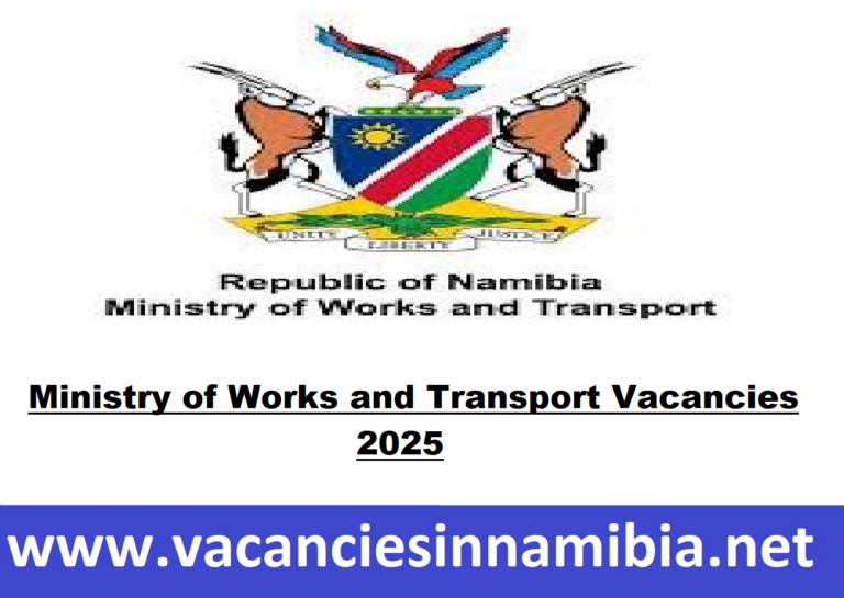 Ministry of Works and Transport Vacancies 2025