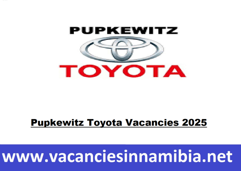 Pupkewitz Toyota Vacancies 2025