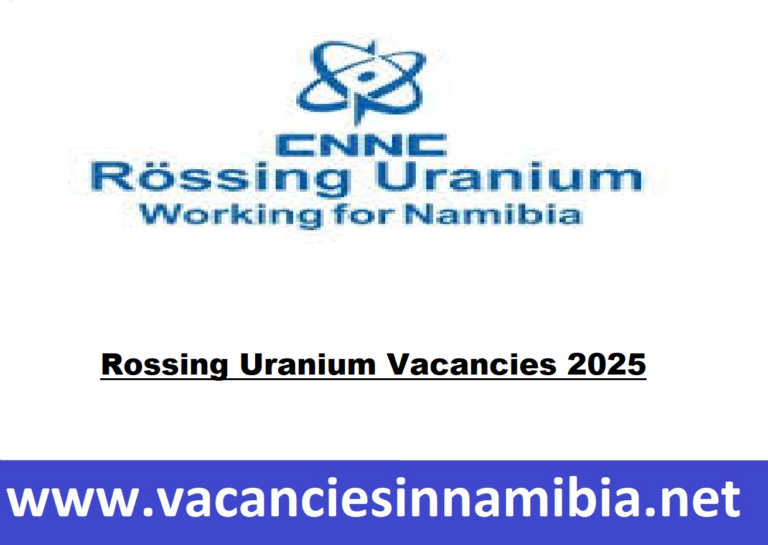 Rossing Uranium Vacancies 2025