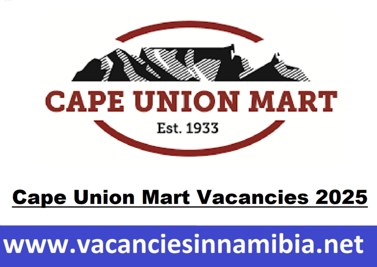 Cape Union Mart Vacancies 2025