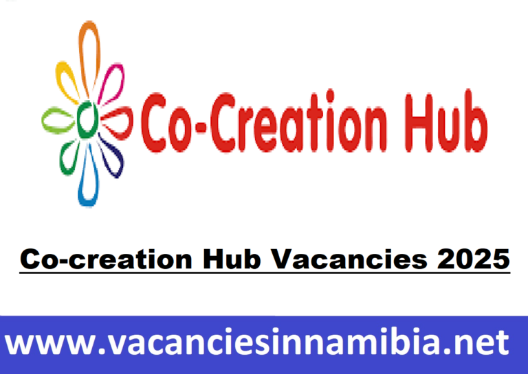 Co-creation Hub Vacancies 2025