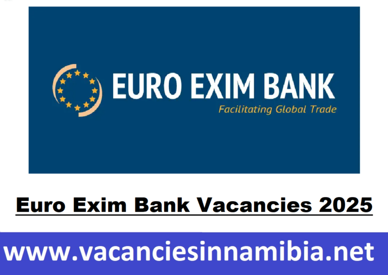 Euro Exim Bank Vacancies 2025