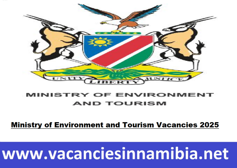 Ministry of Environment and Tourism Vacancies 2025