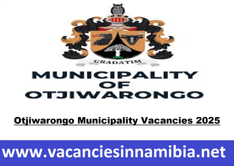 Otjiwarongo Municipality Vacancies 2025