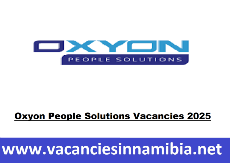 Oxyon People Solutions Vacancies 2025