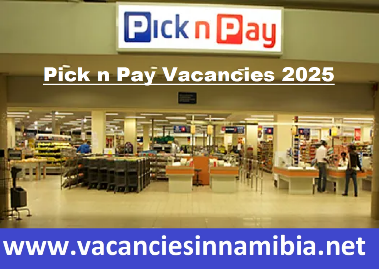 Pick n Pay Vacancies 2025